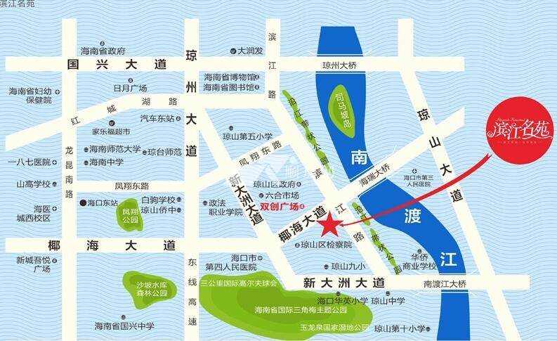 海口市滨江名苑图片|效果图|实景图|样板间图
