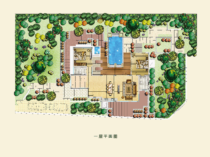 C户型 -地下一层  - 4室2厅4卫 -  (建筑面积) 210.6㎡