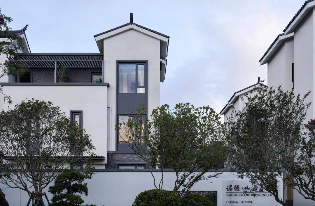 中铁诺德山海春风实景图