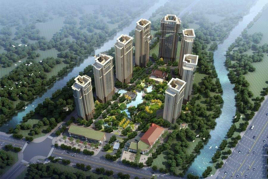 万科翡翠滨江效果图