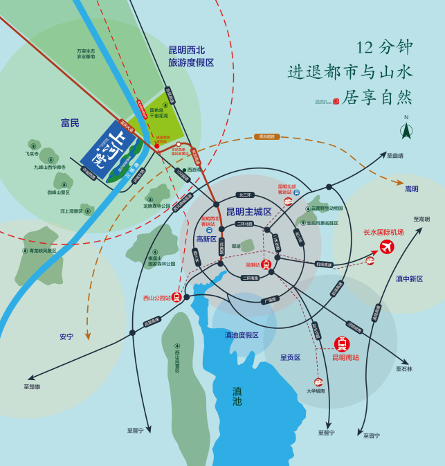 上河院交通图