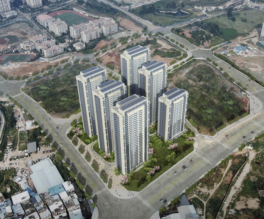 俊发城文雅苑实景图