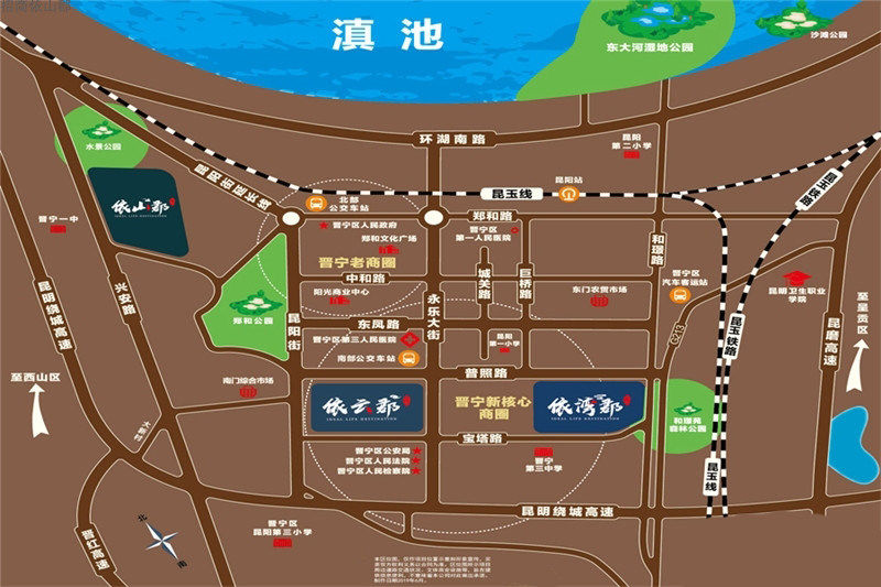 招商依山郡交通图