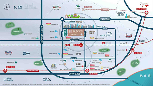 嘉善金悦学府交通.jpg