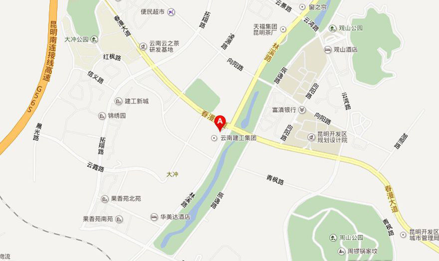 经开国际金融中心交通图
