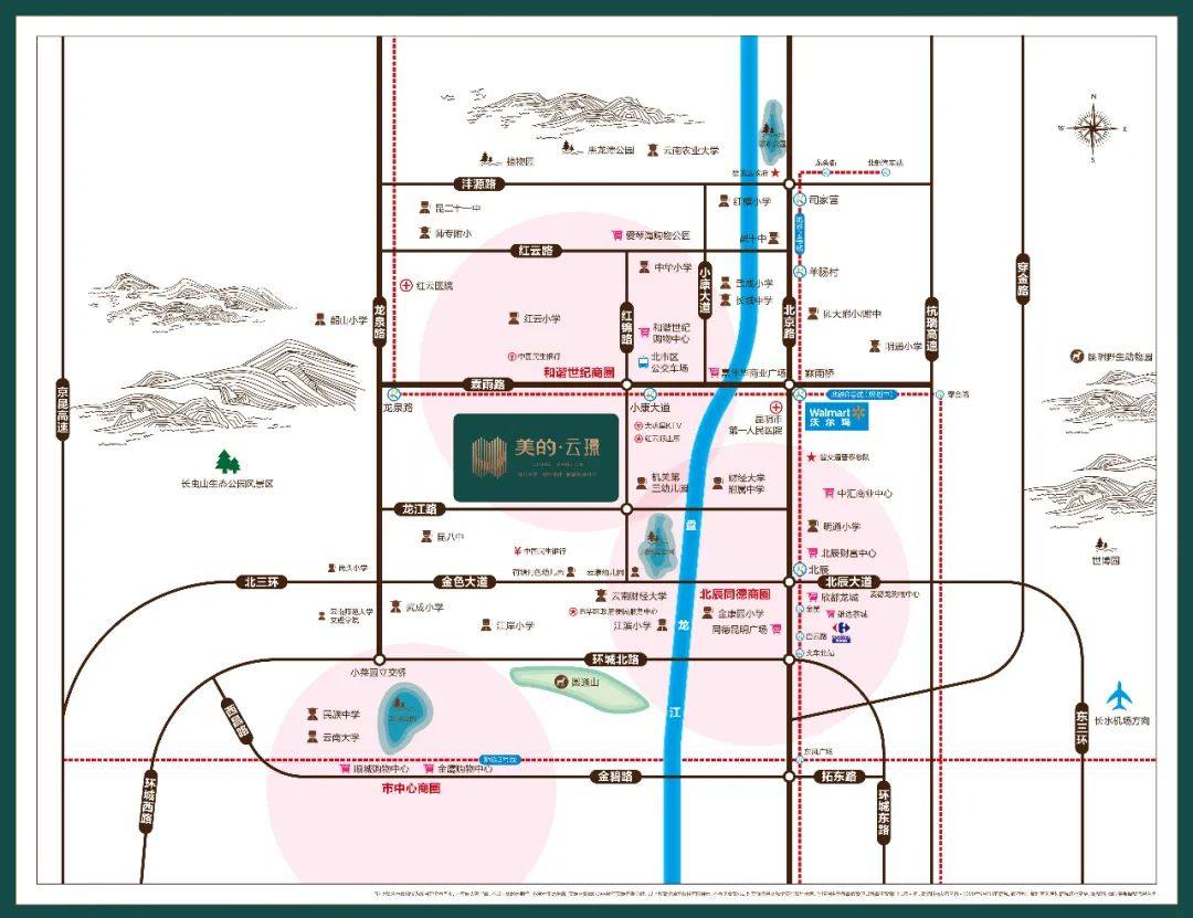 美的云璟区位图