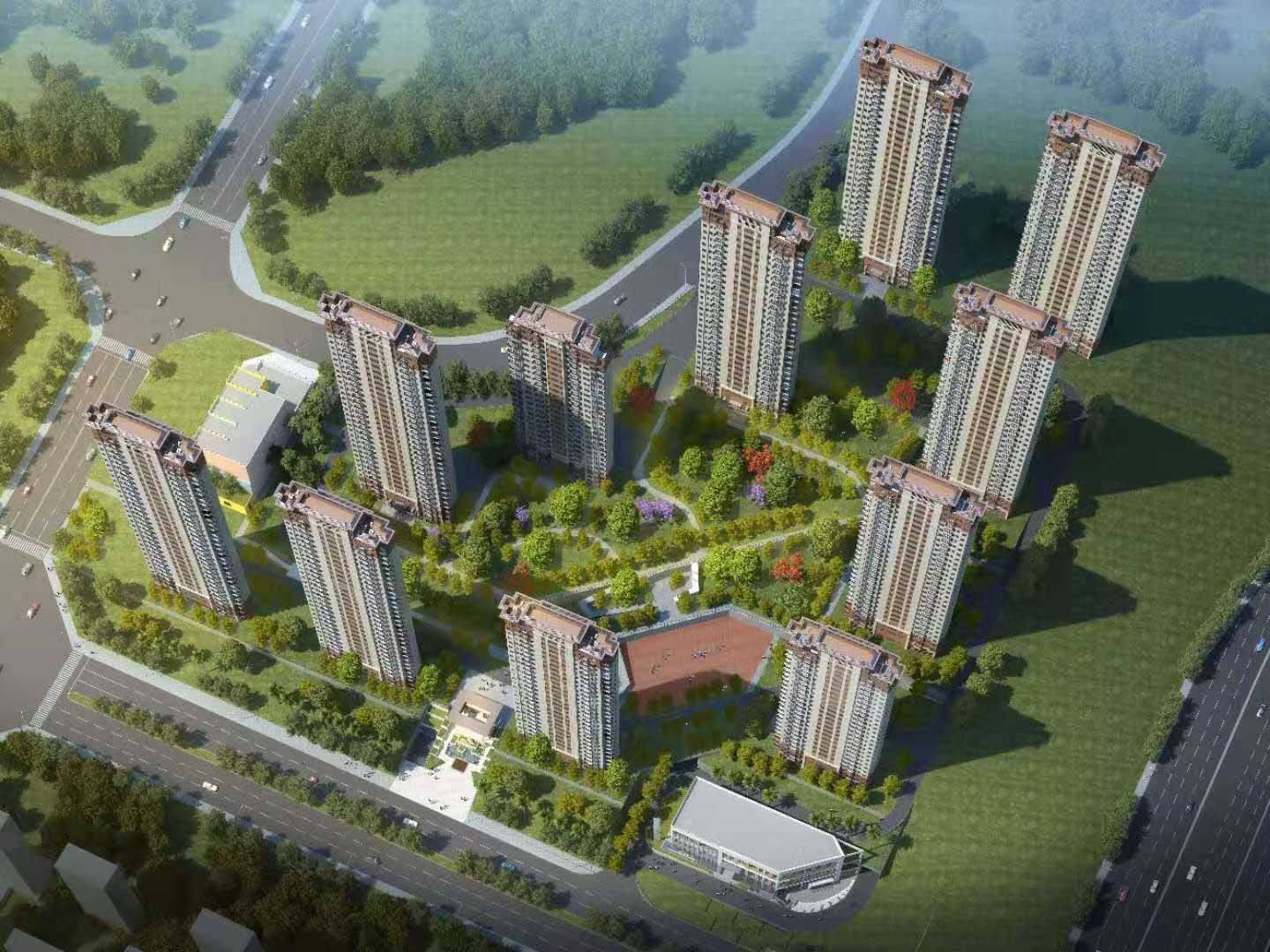 富康城紫悦台效果图