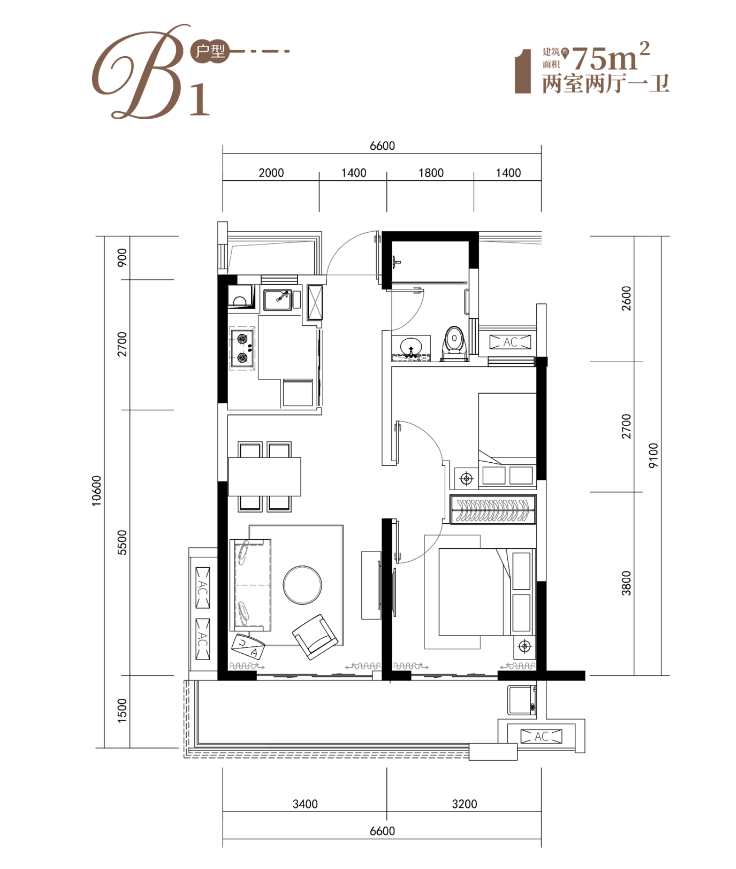 融创海映兰屿户型图