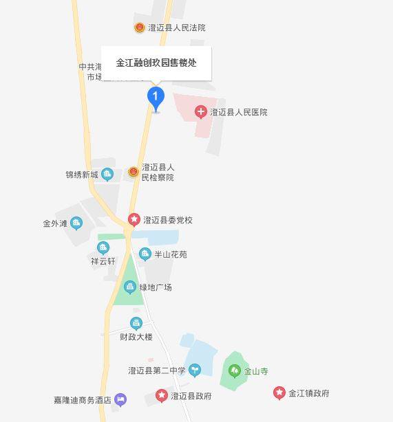 海南融创玖园区位图