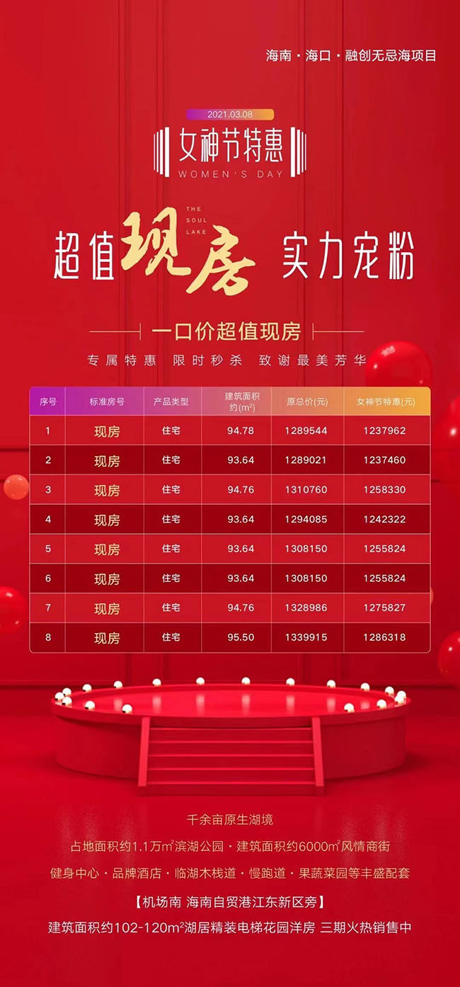 融创无忌海优惠信息