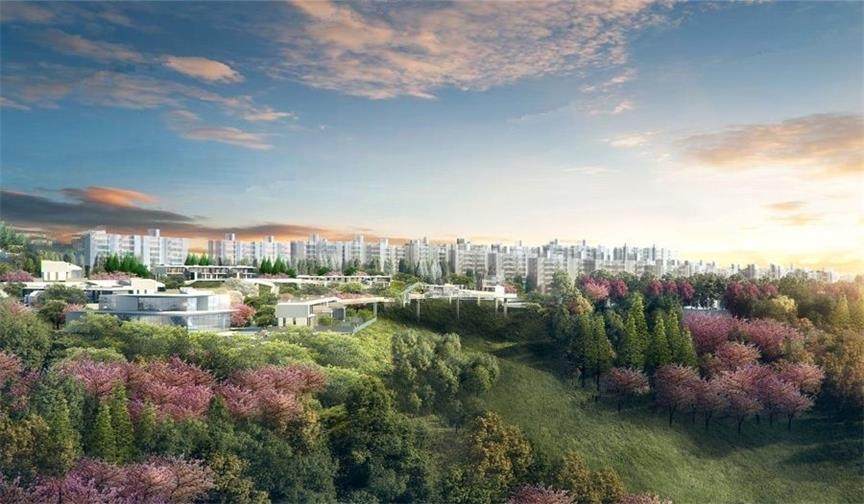 中国铁建山语桃源效果图