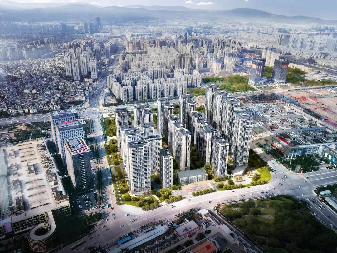 俊发彩云城辰湾实景效果合成图