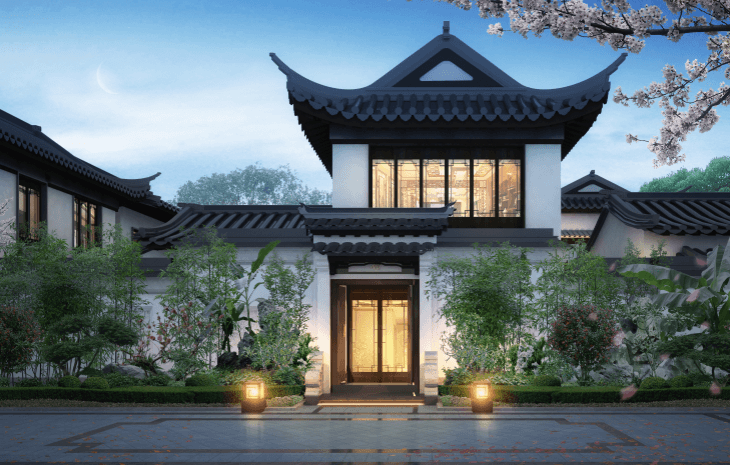 乡鸭湖效果图