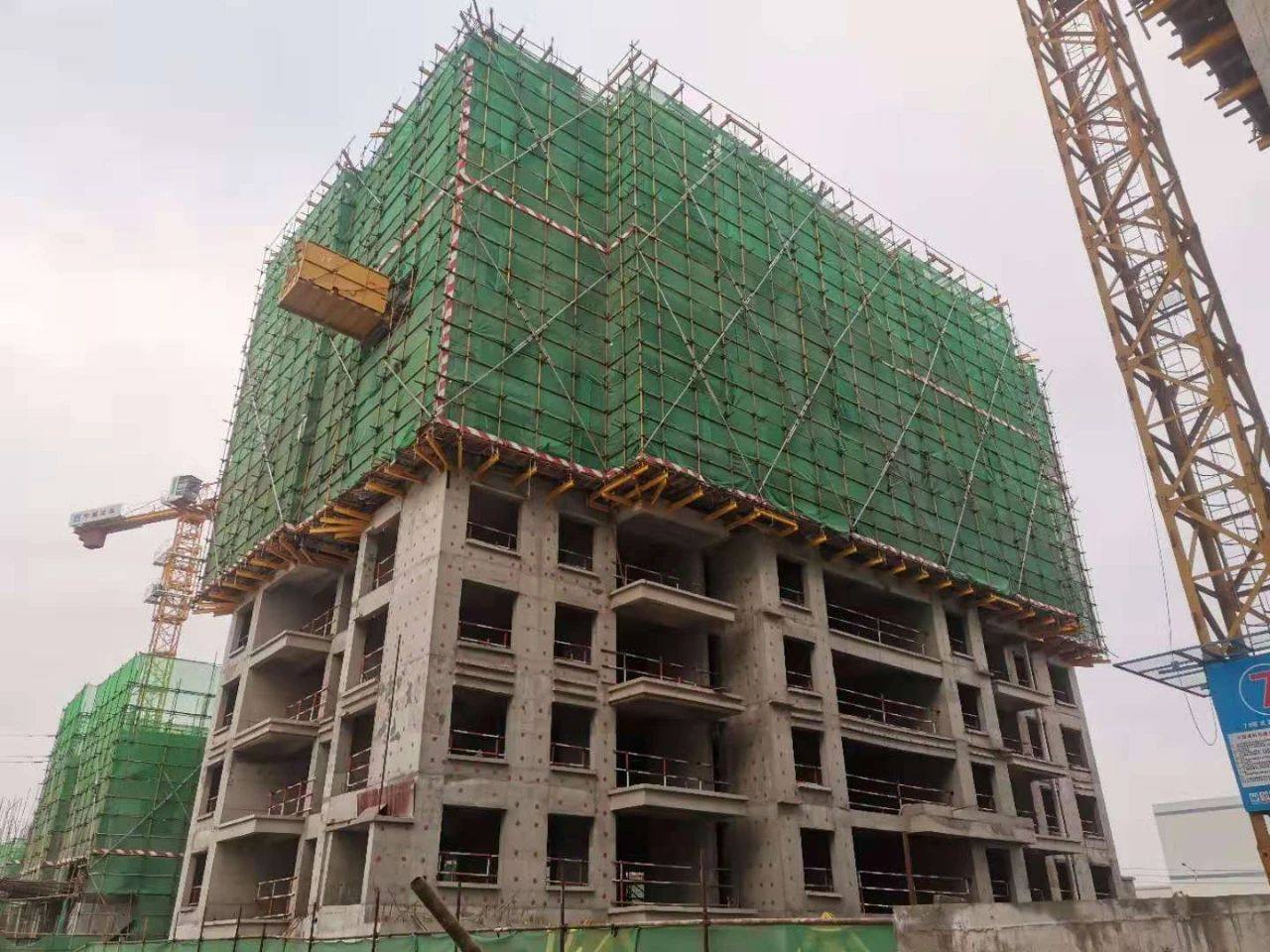 中建龙熙国际工程进度图