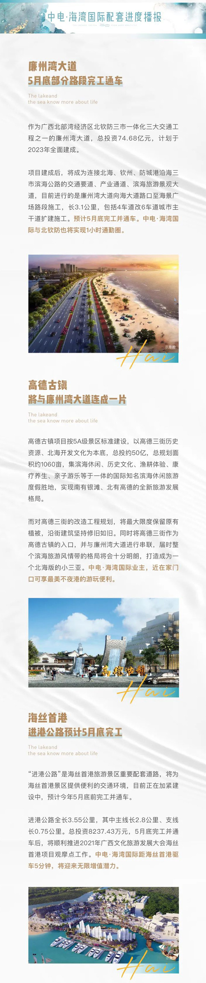 中电海湾国际社区工程进度图
