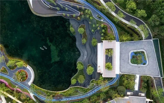 和光屿湖实景图