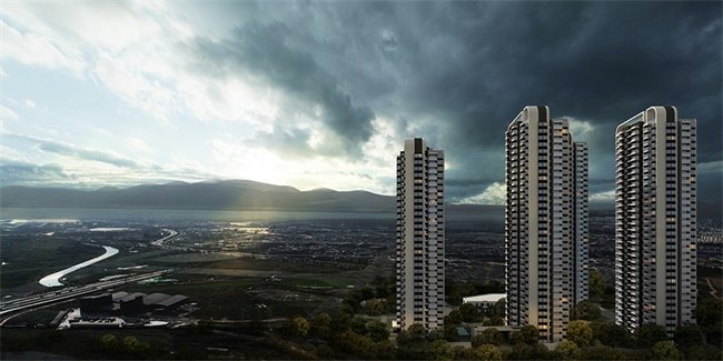 万科公园城市效果图