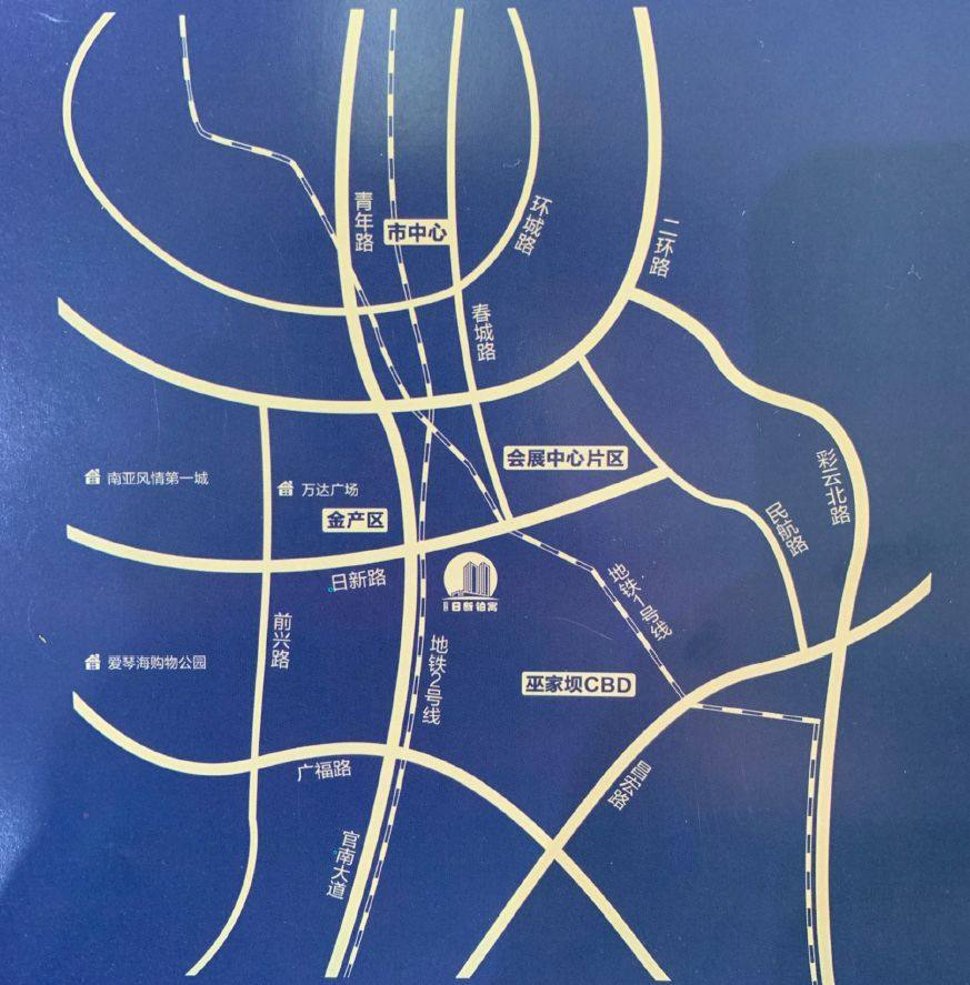 日新粤寓交通图