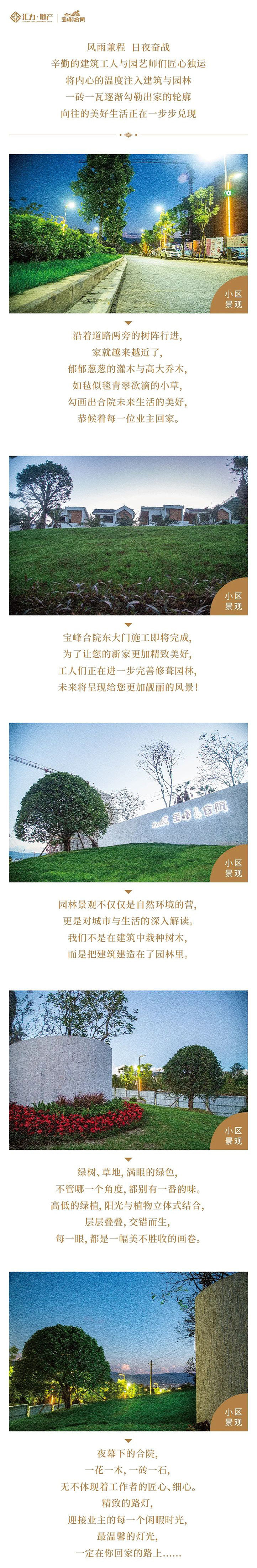 宝峰合院工程进度图