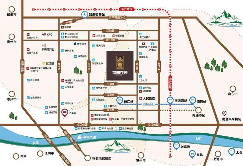 嘉阳花苑交通图