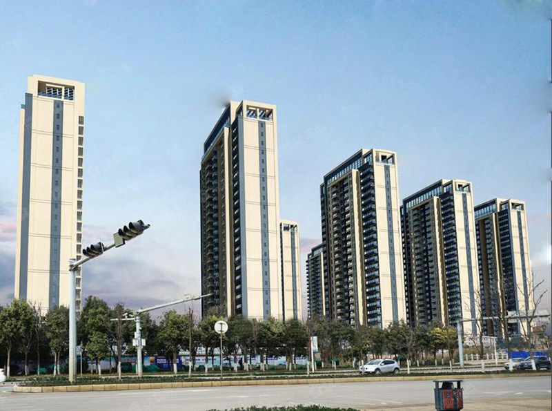万科大都会实景图