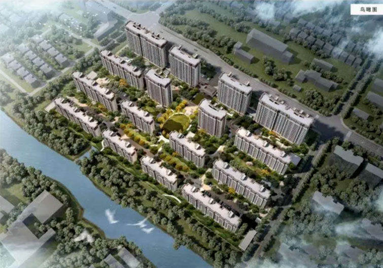 鸿翔东辰名邸鸟瞰图