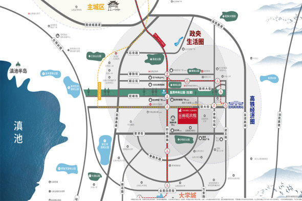 雨花玖悦交通图