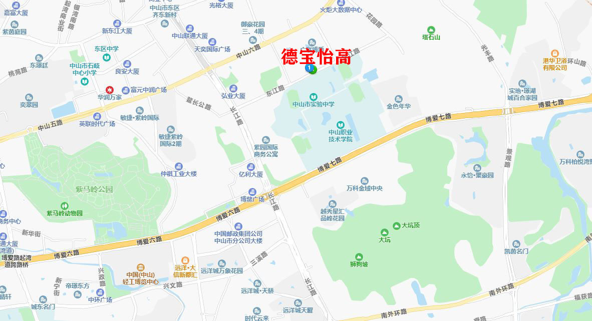 德宝怡高区位图