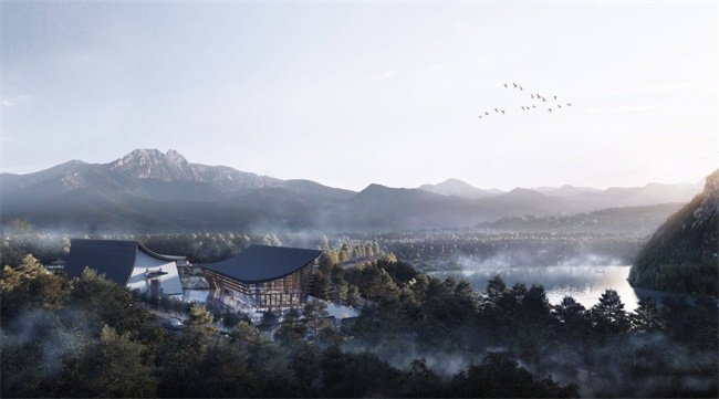 景业高黎贡小镇效果图