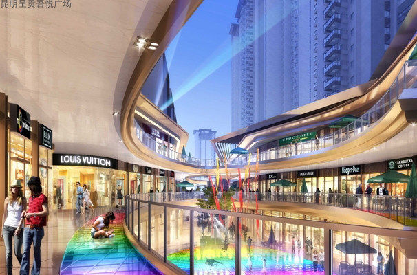 昆明呈贡吾悦广场效果图