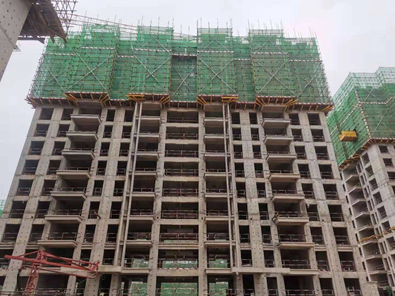 中建龙熙国际工程进度图
